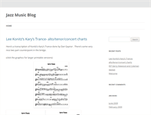 Tablet Screenshot of jazzmusicblog.net